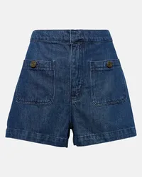 Frame Denim Shorts di jeans Patch Pocket Trouser Blu