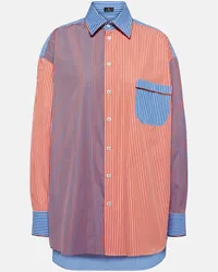 Etro Camicia in cotone a righe Multicolore