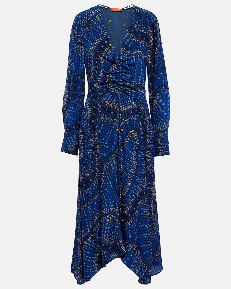 Altuzarra Abito Mila in seta Blu