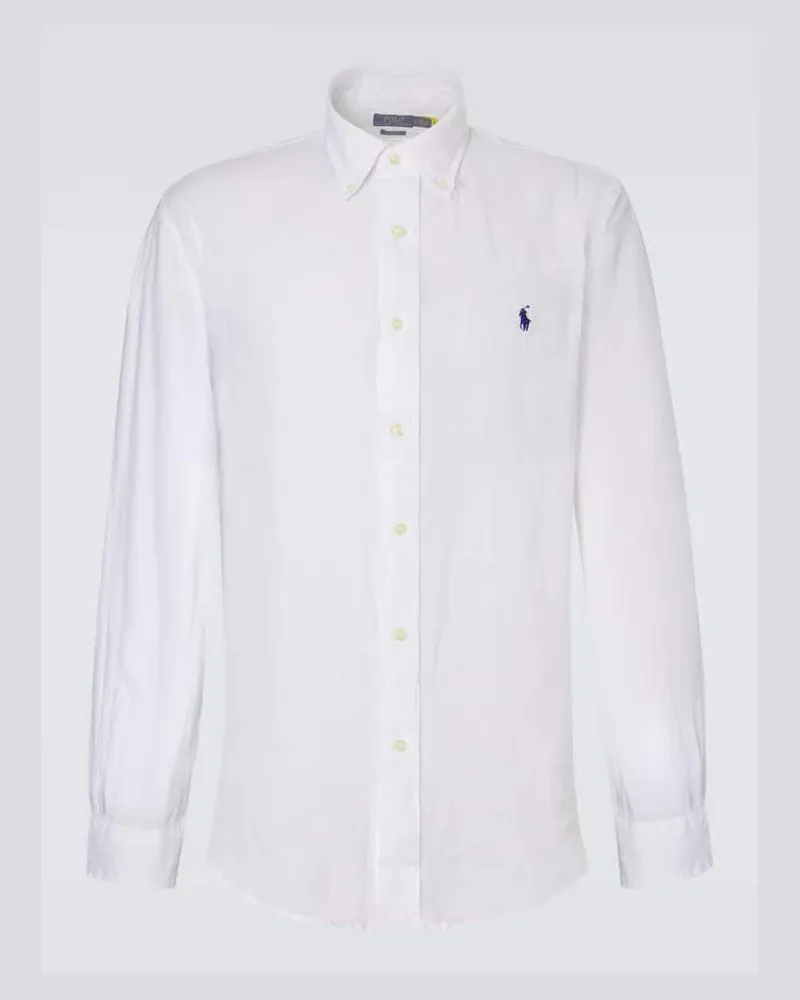 Ralph Lauren Camicia in lino Bianco