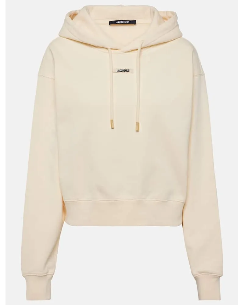 Jacquemus Felpa Gros Grain in cotone Beige