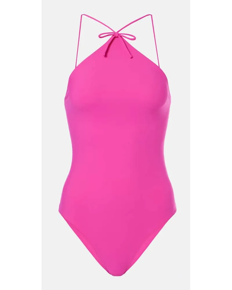 Valentino Garavani Costume intero con fiocco Rosa
