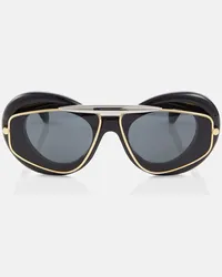 Loewe Occhiali da sole aviator Wing Nero