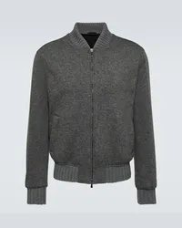 Thom Sweeney Bomber in cashmere Grigio