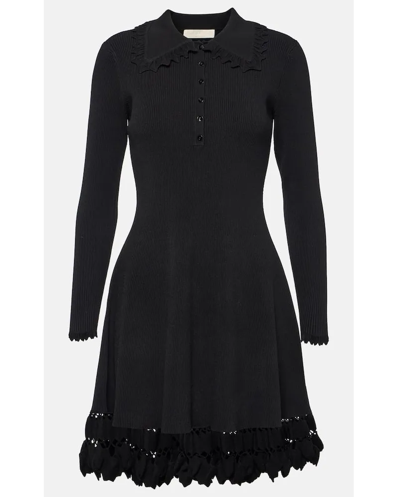 Ulla Johnson Miniabito Cybil in maglia a coste Rosso