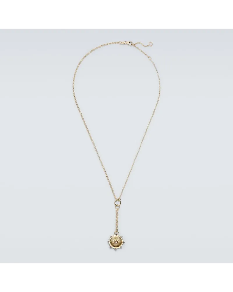 FOUNDRAE Collana Spark Love in oro 18kt con diamanti Oro