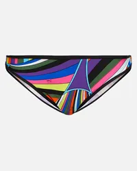 Emilio Pucci Slip bikini con stampa Multicolore