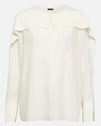 Joseph Blusa Balard in seta Bianco