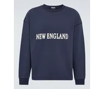 Felpa New England in jersey di cotone