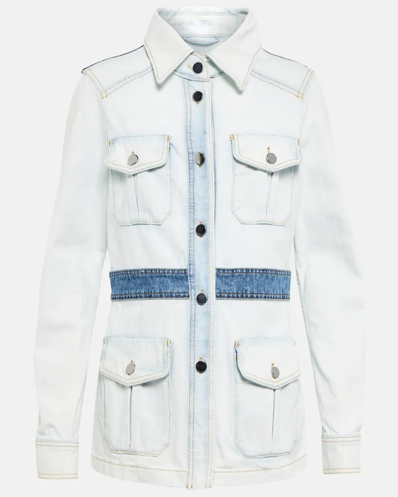 Dorothee Schumacher Giacca di jeans Denim Love patchwork Blu