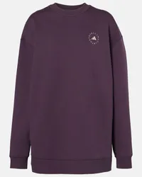 adidas Felpa in pile di misto cotone Viola