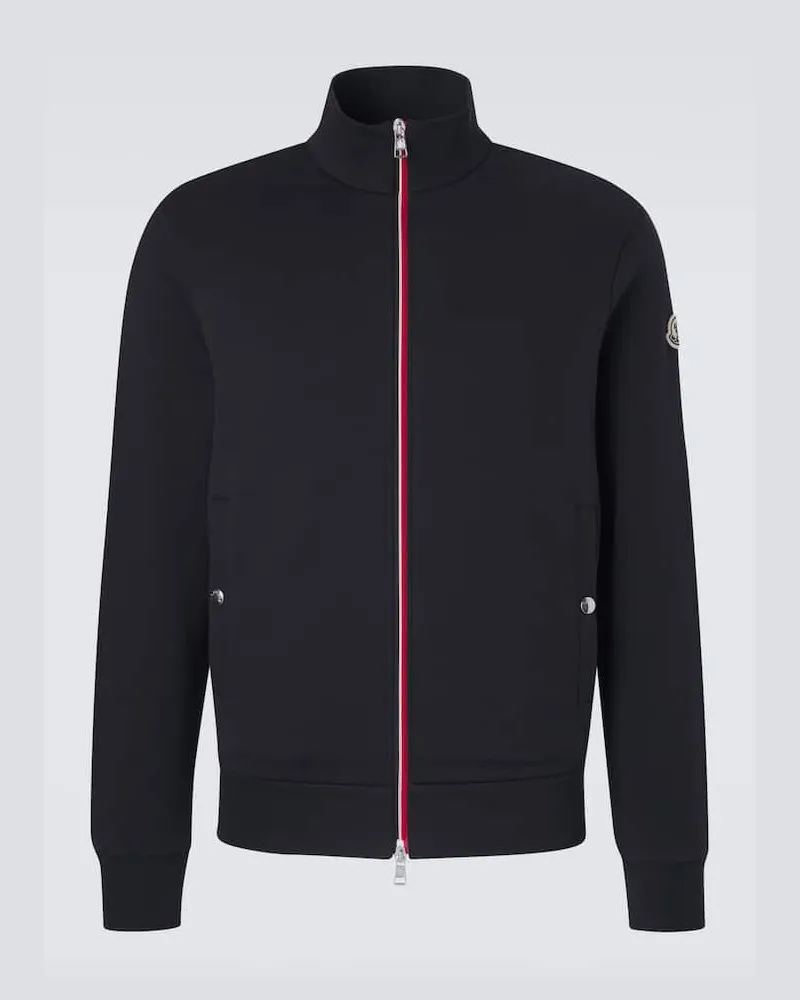 Moncler Giacca Archivio in jersey di cotone Blu