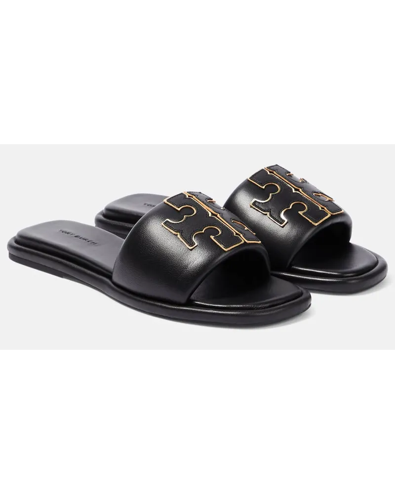 Tory Burch Sandali Double T in pelle Nero