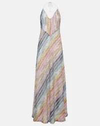 Missoni Abito lungo a zig-zag Multicolore