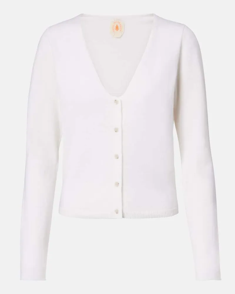 Jardin des Orangers Cardigan in cashmere Bianco