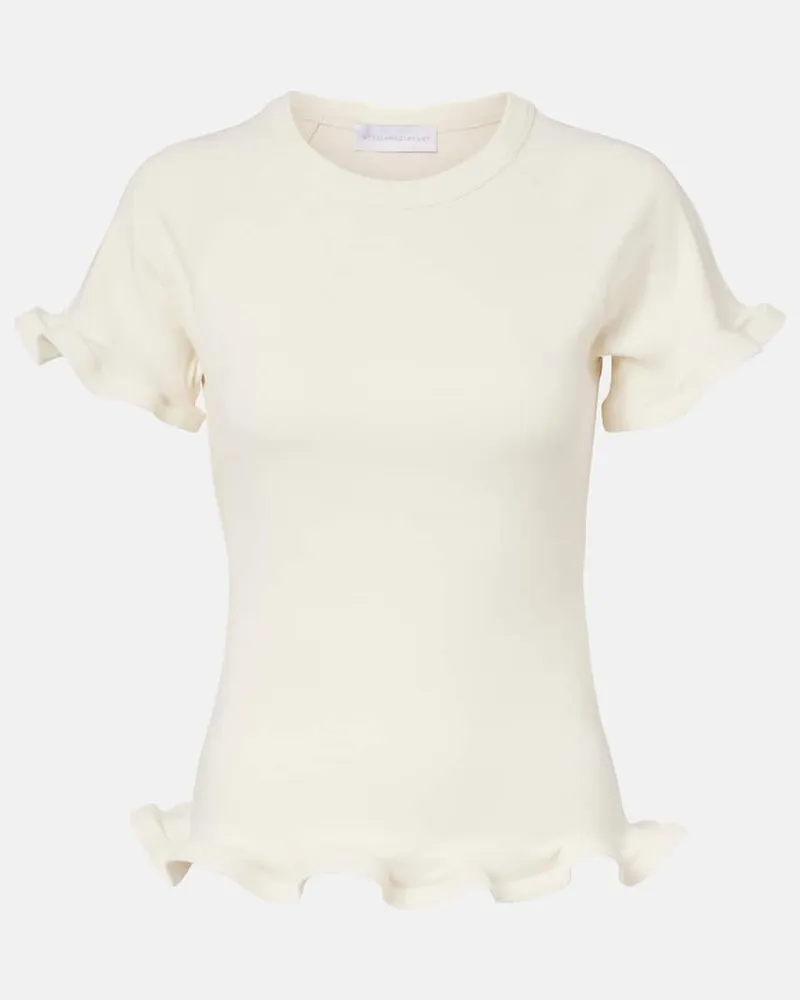 Stella McCartney Top in cotone Bianco