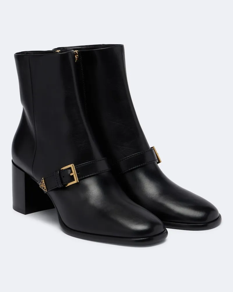 Prada Stivaletti in pelle Nero