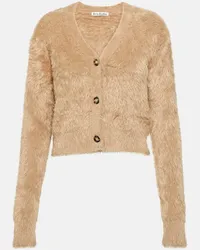 Acne Studios Cardigan cropped Marrone