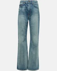 Nili Lotan Jeans a gamba larga Mitchell Blu