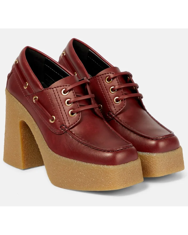 Stella McCartney Pumps mocassino Skyla in similpelle Rosso
