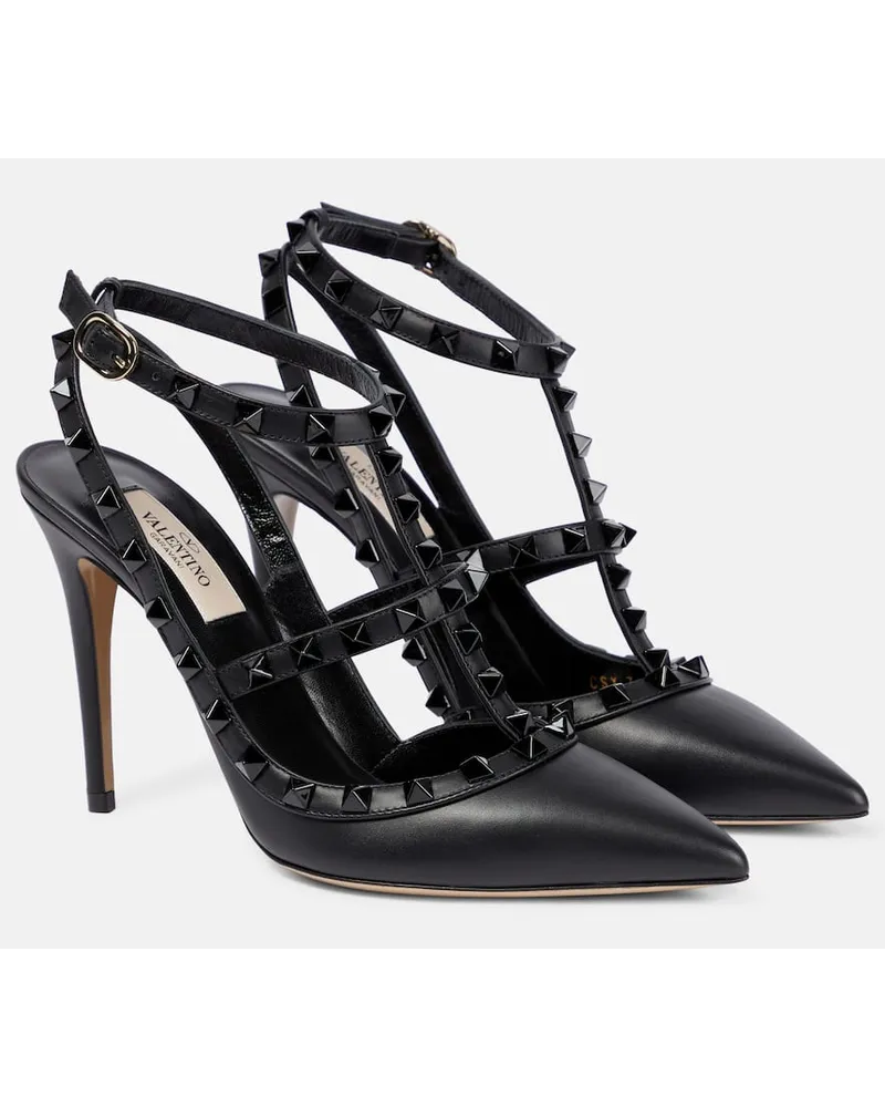 Valentino Garavani Pumps Rockstud in pelle Nero