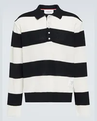 Thom Browne Polo in cotone a righe Multicolore