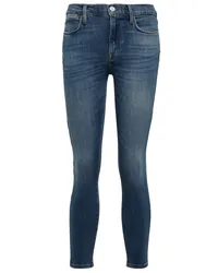 Frame Denim Jeans Le High Skinny a vita alta Blu