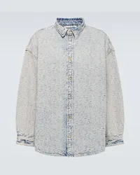 Acne Studios Camicia oversize di jeans Blu