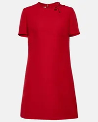 Valentino Garavani Miniabito in crêpe couture Rosso