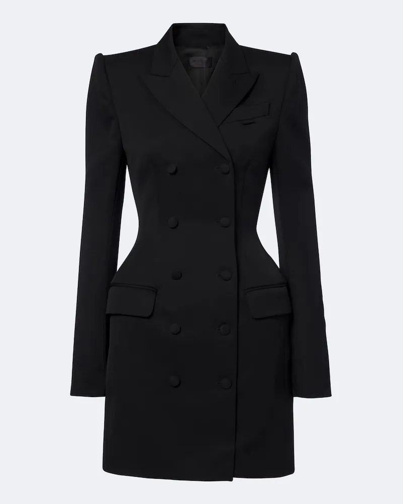 Thierry Mugler Abito blazer in lana Nero