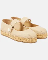 Jimmy Choo Espadrillas Fayence in canvas Neutro