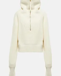 Varley Pullover Mentone con mezza zip Bianco