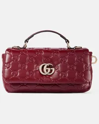 Gucci Borsa GG Milano Mini in pelle Borgogna