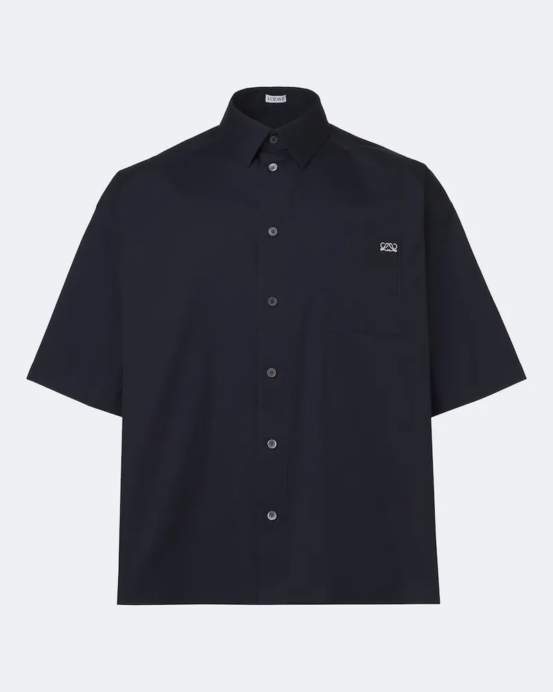 Loewe Camicia di jeans Anagram Blu