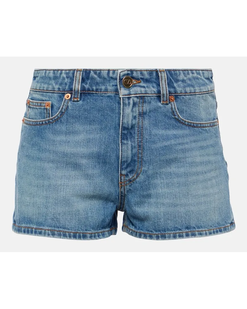 Valentino Garavani Shorts di jeans Blu