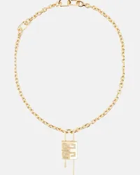 Givenchy Collana a catena con lucchetto 4G Oro