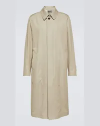 Tom Ford Cappotto in cotone e seta Beige