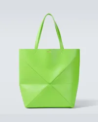 Loewe Borsa Puzzle Fold XL in pelle Verde