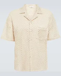 COMMAS Camicia in misto cotone Bianco