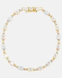 Spinelli Kilcollin Bracciale Aysa in oro giallo, rosa e bianco 18kt con diamanti Oro