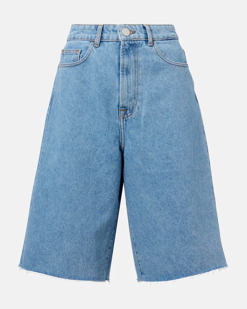 Róhe RÃ³he Shorts di jeans oversize Blu