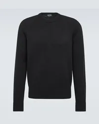 Tom Ford Pullover in cotone e cashmere Nero