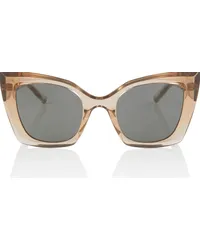 Saint Laurent Occhiali da sole cat-eye SL 466 Beige