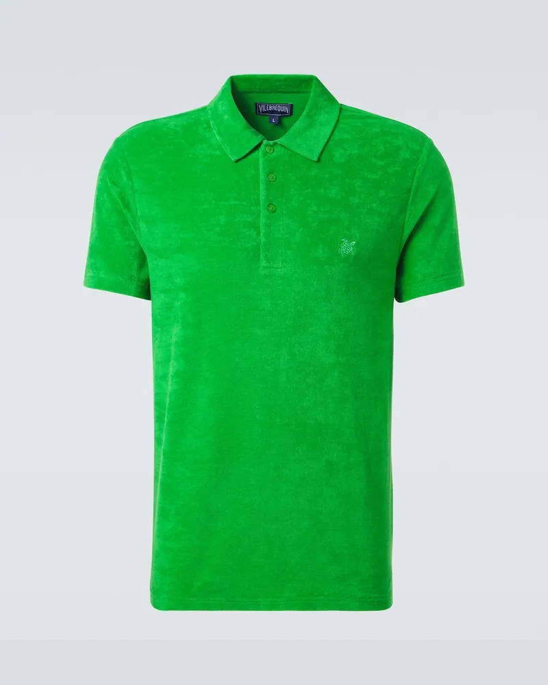 Vilebrequin Polo Phoenix in misto cotone Verde