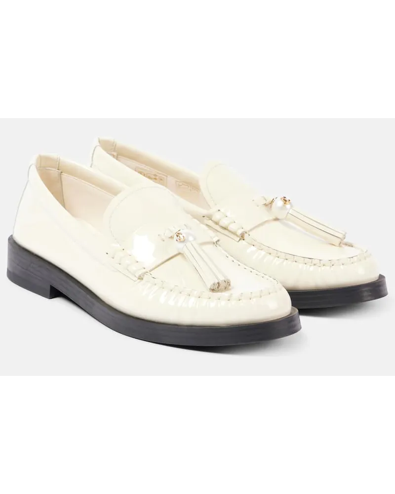 Jimmy Choo Mocassini Addie in vernice Marrone