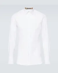 Burberry Camicia in misto cotone Bianco