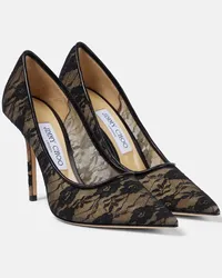 Jimmy Choo Pumps Love 100 in pizzo Nero