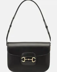 Gucci Borsa a spalla Gucci Horsebit 1955 in pelle Nero