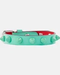 Christian Louboutin Bracciale Loubilink in pelle Verde