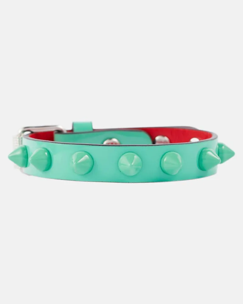 Christian Louboutin Bracciale Loubilink in pelle Verde